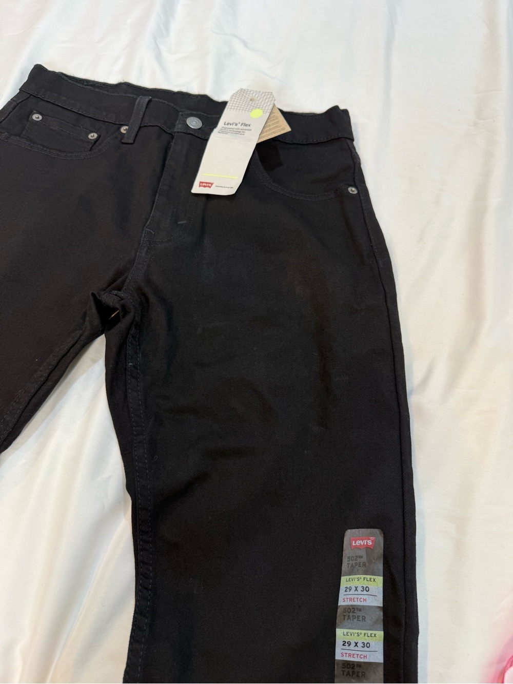 Levi’s 502 Taper Men’s Jeans | Black | 29x30 | New With Tags - Picture 9 of 16